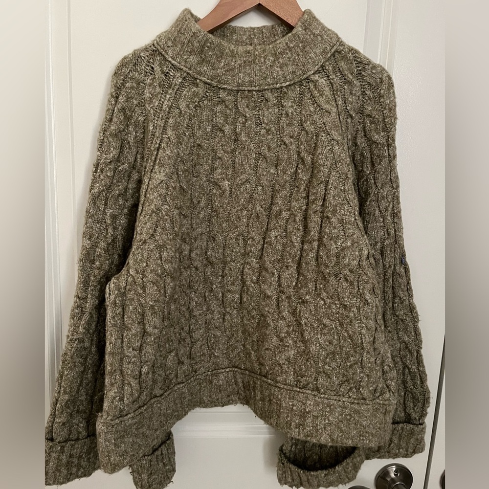 Free People Cable Knit Sweater